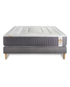 Twenty-Six Matratzen+Boxspring-Set grau/weiß - 140x200 cm