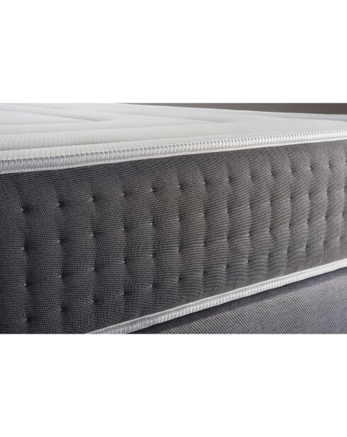 Twenty-Six Matratzen+Boxspring-Set grau/weiß - 140x200 cm