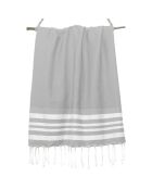 Fouta Hamptons Lurex Parelgrijs/Zilver Honingraat - 100x200 cm