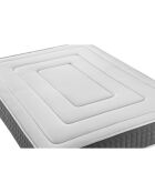 Twenty-Six Matratzen+Boxspring-Set grau/weiß - 200x200 cm