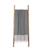 Fouta Famiglia XXL Ibiza Honeycomb mittelgrau - 200x200 cm
