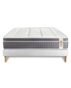 Materasso bianco Trente + set a molle - 160x200 cm