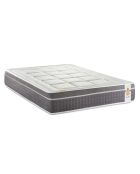 Trente Matras + Boxspringset grijs/wit - 140x200 cm
