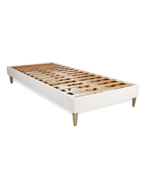 Set de colchón blanco Twenty-Eight con somier, 90 x 190 cm