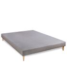Twenty-Six Matratzen+Boxspring-Set grau/weiß - 140x190 cm