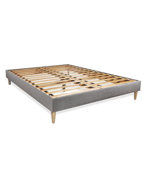 Twenty-Six Matratzen+Boxspring-Set grau/weiß - 140x200 cm