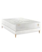 Vierentwintig witte matras + boxspringset - 200x200 cm