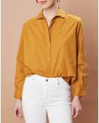 Chemise Léo en Coton moutarde
