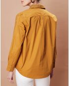 Chemise Léo en Coton moutarde
