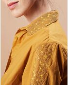 Chemise Léo en Coton moutarde