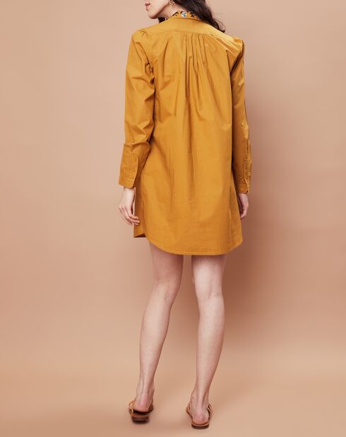 Robe/Tunique Florencia en Coton bronze