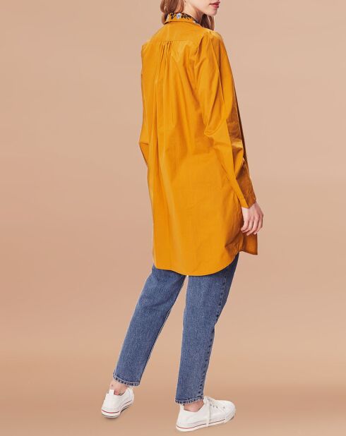 Robe/Tunique Florencia en Coton bronze