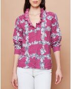 Chemise Johane en Coton rose