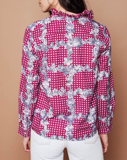 Chemise Johane en Coton rose