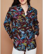 Veste surchemise Quartier Latin marron