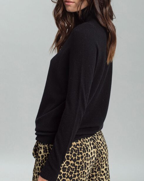 Schwarzer feiner Pullover von Anouk