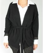 Gilet ceinturé Ciara noir