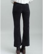 Pantalon en Velours Elsa noir