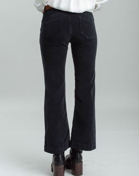 Pantalon en Velours Elsa noir