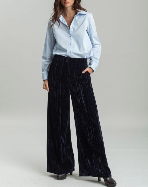 Pantalon ample en Velours Lizy nuit