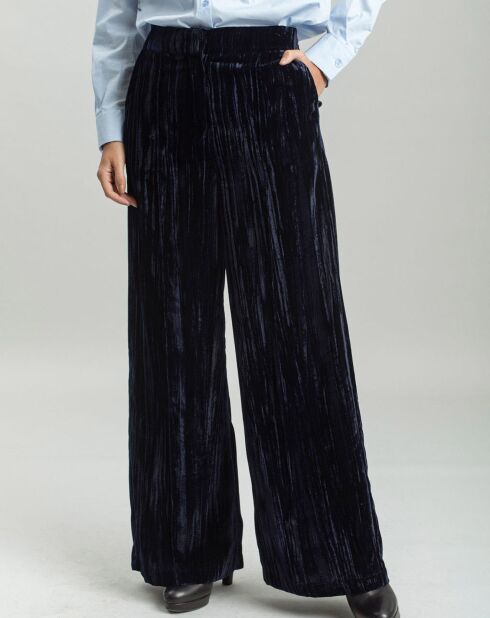 Pantalon ample en Velours Lizy nuit
