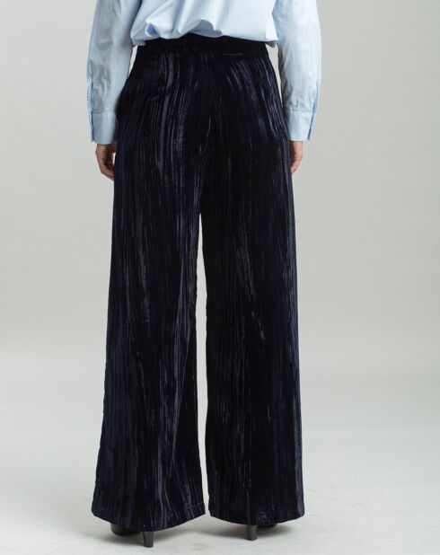 Pantalon ample en Velours Lizy nuit