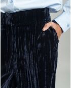 Pantalon ample en Velours Lizy nuit