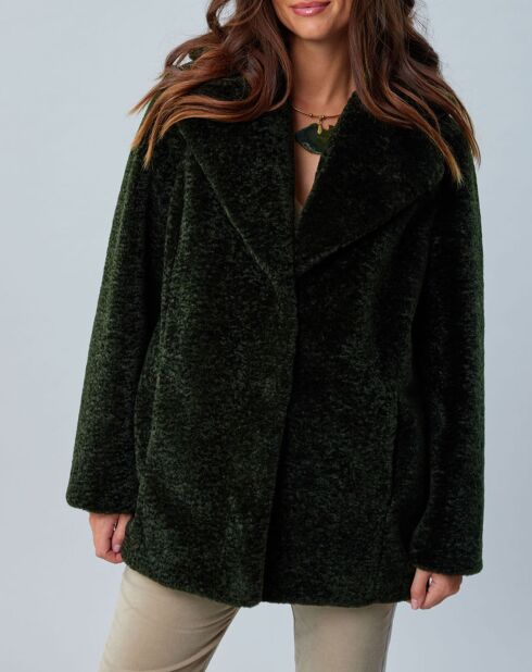 Giacca in pelliccia sintetica Luna forest