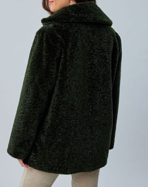 Giacca in pelliccia sintetica Luna forest