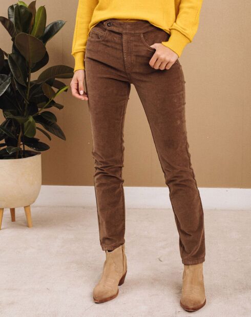 Pantalon en Velours Pants pécan