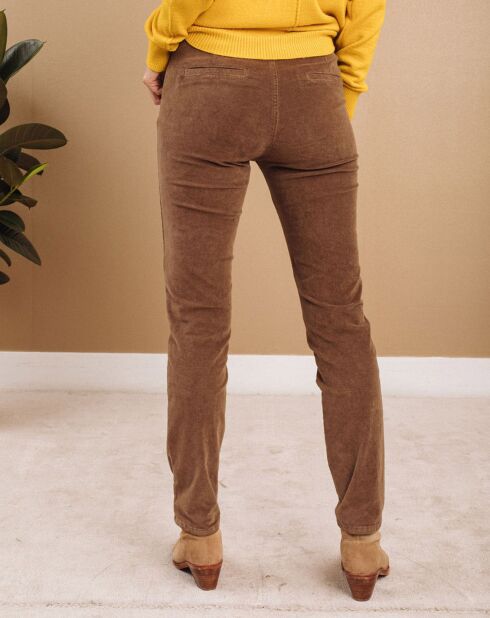 Pantalon en Velours Pants pécan