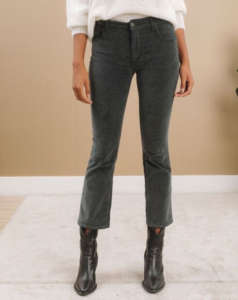 Pantalon en Velours Pants bitume
