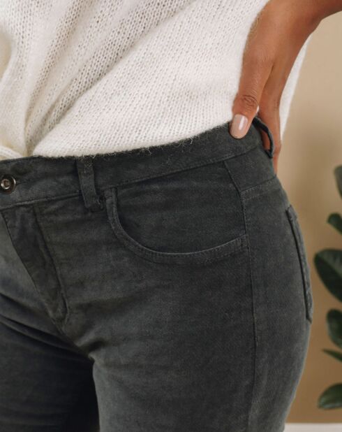 Pantalon en Velours Pants bitume