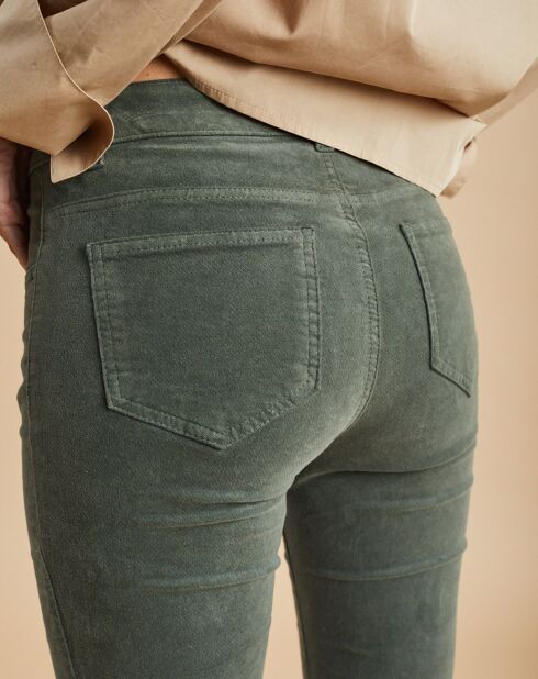 Pantalon en Velours Pants verveine