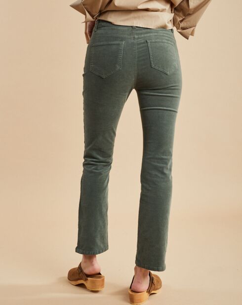 Pantalon en Velours Pants verveine