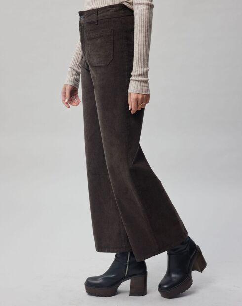 Pantalon en Velours côtelé Pants café