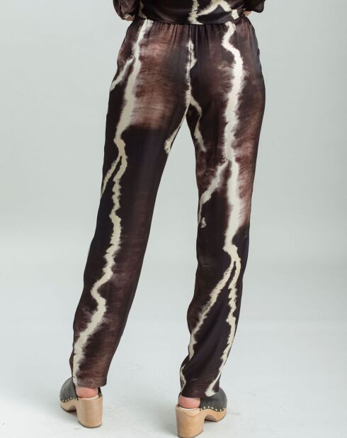 Pantalon Plume café