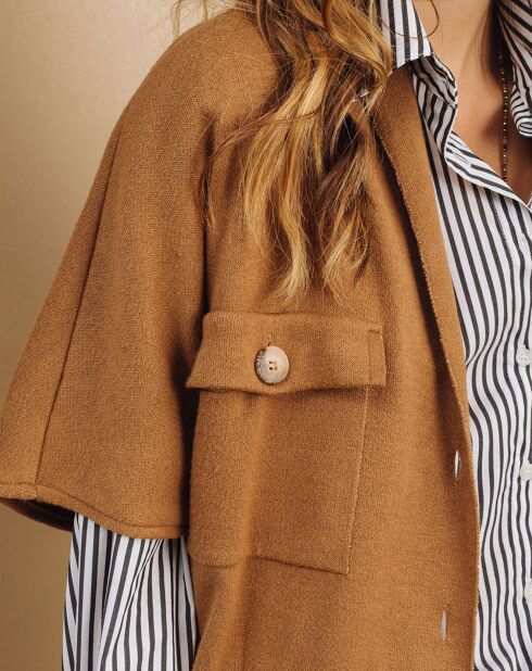 Gilet Roy mordoré