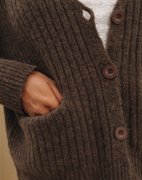 Cardigan Seven moka