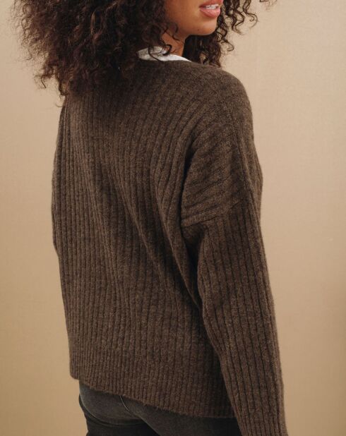 Cardigan Seven moka