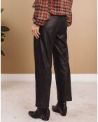Pantalon peau de pêche Tasha noir