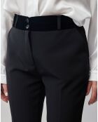 Pantalon Vogue taille velours noir