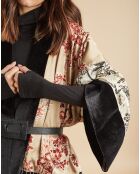 Kimono satiné Yoko piment beige