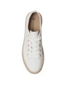 Sneakers Penia blanc/beige - Plateforme 3.5 cm