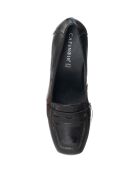 Escarpins en Cuir Vial noirs - Talon 6 cm