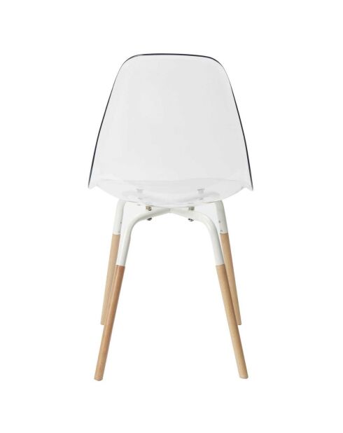 4 witte Scandinavische stoelen van Phenix - 55x81,9x45,9 cm