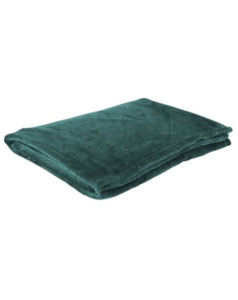 Plaid Flanelle bleu - 125x250 cm
