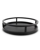 Plateau Digna noir - 6.8x29.7x29.7 cm