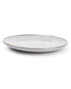4 Assiettes dessert Freckles grises - D.19.5 cm