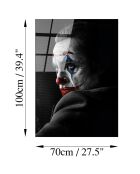 Impression sur verre Joker multicolore - 70x100cm